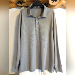 Walter Hagen Long Sleeve Polo Golf Shirt With Hydro-Dry Size XL